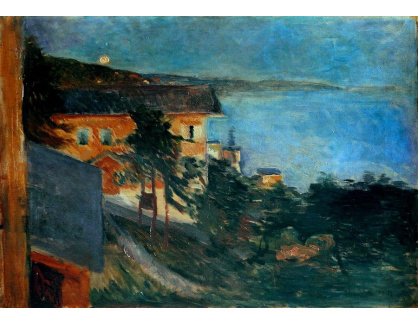 VEM13-139 Edvard Munch - Měsíční svit nad fjordem