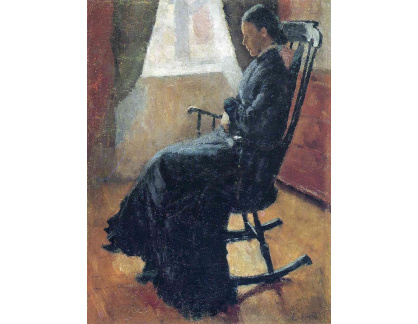 VEM13-105 Edvard Munch - Teta Karen v houpacím křesle
