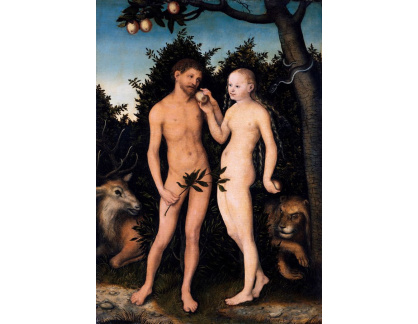 VlCR-04 Lucas Cranach - Adam a Eva