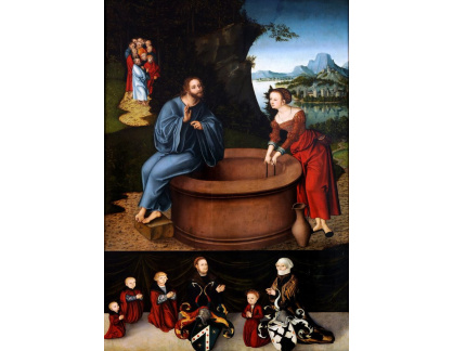 VlCR-106 Lucas Cranach - Kristus a dobrá samaritánka