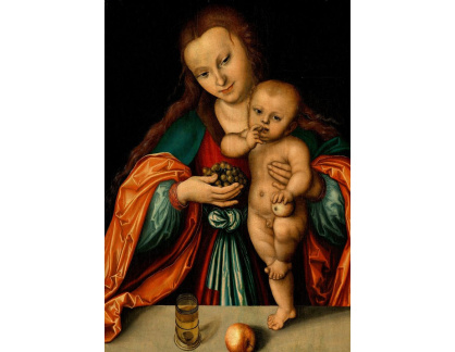VlCR-135 Lucas Cranach - Madonna s dítětem