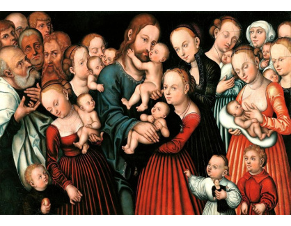 VlCR-184 Lucas Cranach - Kristus žehnající dětem