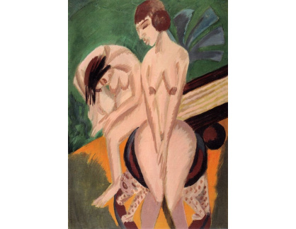 VELK 51 Ernst Ludwig Kirchner - Dvě nahé ženy