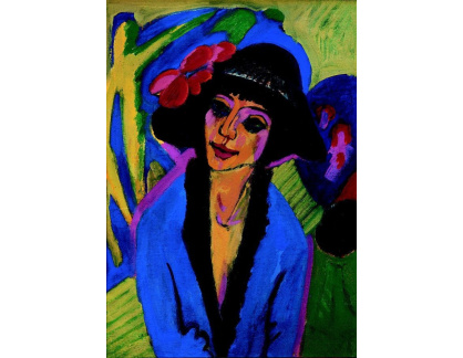 VELK 53 Ernst Ludwig Kirchner - Portrét Gerdy Kirchner