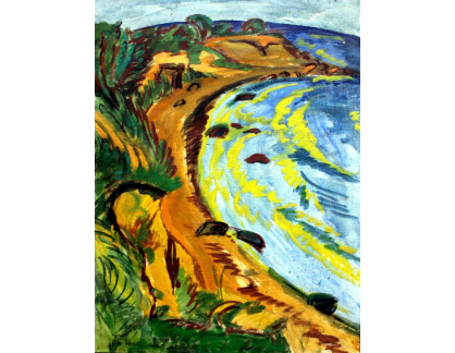 VELK 82 Ernst Ludwig Kirchner - Zátoka na pobřeží Fehmarn