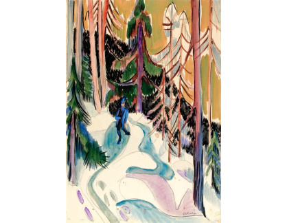 VELK 117 Ernst Ludwig Kirchner - Procházka v lese