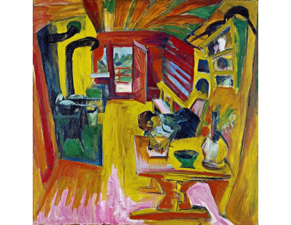 VELK 90 Ernst Ludwig Kirchner - Kuchyň v Alpách