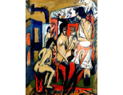 VELK 92 Ernst Ludwig Kirchner - Akty v ateliéru