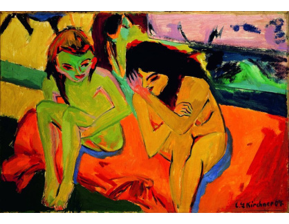VELK 103 Ernst Ludwig Kirchner - Dvě dívky