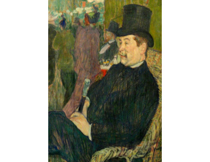 R7-89 Henri Toulose-Lautrec - Monsieur Delaporte v pařížské zahradě