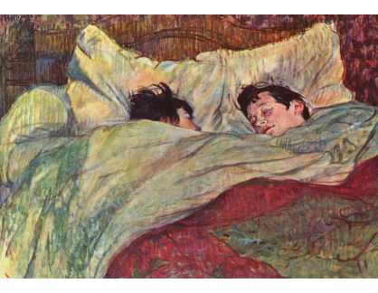 R7-222 Henri Toulose-Lautrec - V posteli