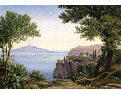VN-61 Carl Friedrich Lessing - Pohled na Vesuv