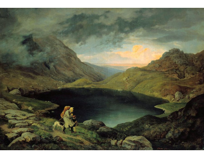 VN-111 Gustav Carl Ludwig Richter - Jezero v Riesengebirge