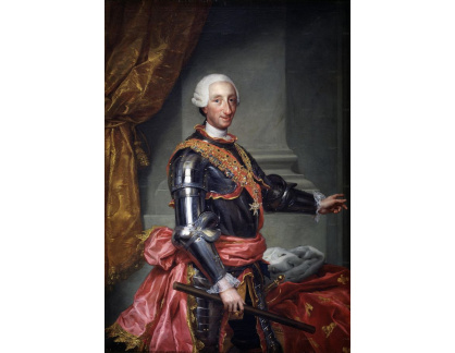 VN-254 Anton Raphael Mengs - Portrét Charlese III, krále Španělska