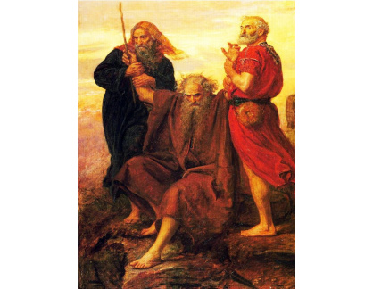 VANG25 John Everett Millais - Mojžíš, Aaron a Hur modlící se za vítězství