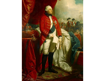 VANG87 Benjamin West - Portrét Jiřího III, krále Anglie