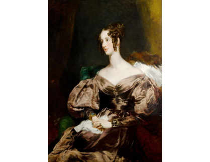 VANG120 Margaret Sarah Carpenter - Portrét Harriet, hraběnky Howe
