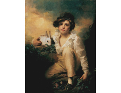 VANG130 Henry Raeburn - Chlapec a králik