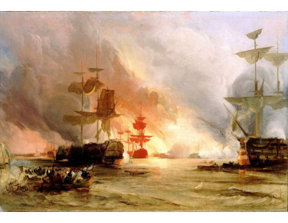 VANG266 George Chambers - Bombardování Alžíru roku 1816