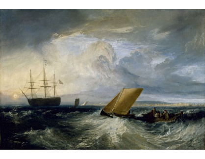 Joseph Mallord William Turner - Sheerness při pohledu s Nore
