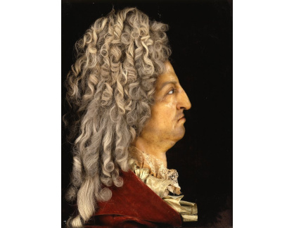 VF95 Antoine Benoist - Portrét krále Ludvíka IV