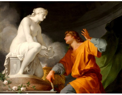 VF158 Jean-Baptiste Regnault - Pygmalion se modlí, aby oživil svou sochu Venuše