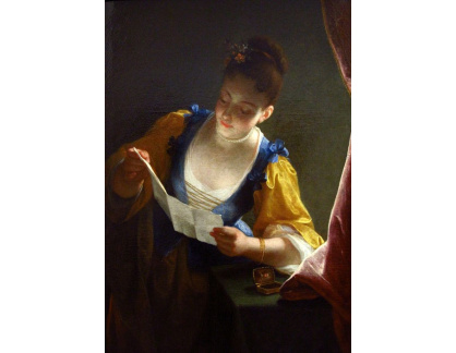VF301 Jean Raoux - Mladá žena při čtení dopisu