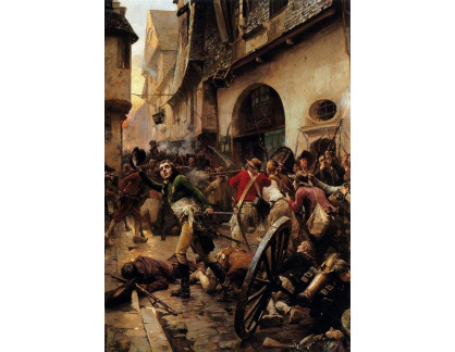 VF312 Paul-Emile Boutigny - Henri La Rochejacquelein v bitvě u Cholet v roce 1793