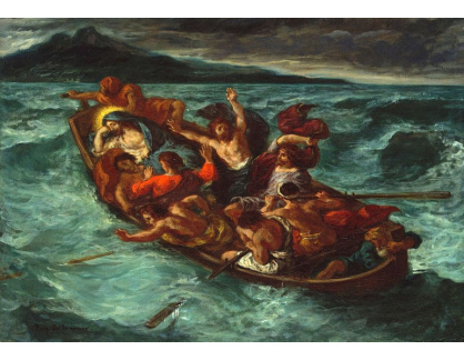 VEF 14 Eugene Ferdinand Victor Delacroix - Kristus spící v průběhu bouře