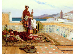 VRAK-25 Rudolf Ernst - Mladé dámy na terase v Tangeru