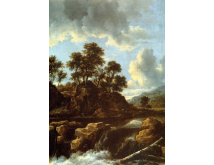 VH682 Jacob Isaacksz van Ruisdael - Vodopád
