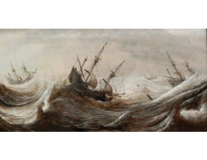 VH857 Pieter Mulier - Lodě na rozbouřeném moři