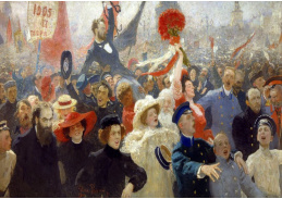 VR37 Ilja Repin - Demonstrace 17 října 1905