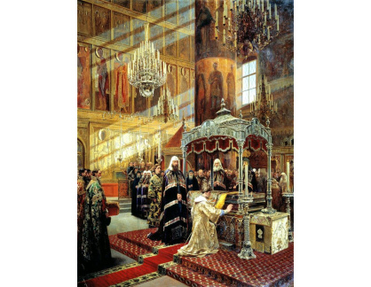 VR161 Alexander Litovšenko - Car Aleksej Michajlovič a Nikon u hrobu svatého Filipa