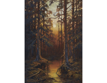 VR-511 Julius Klever - Západ slunce v lese