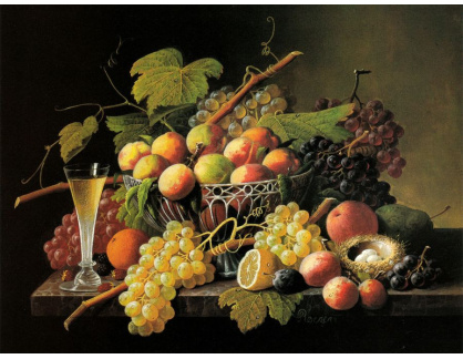 VU118 Severin Roesen - Zátiší s ovocem