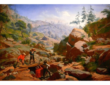 VU122 Charles Christian Nahl a Frederick August Wenderoth - Horníci v Sierras