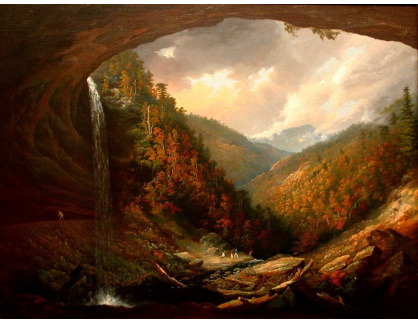 VU143 William Guy Wall - Cauterskillský vodopád v Catskillských horách