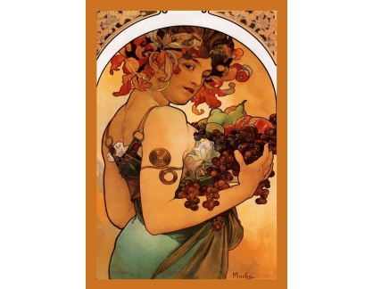 VAM25 Alfons Mucha - Fruits