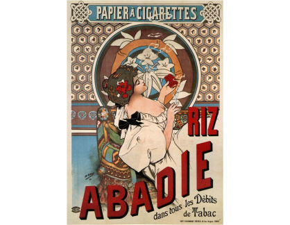 VAM52 Alfons Mucha - Abadie cigarettes