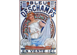VAM56 Alfons Mucha - Bleu Deschamps