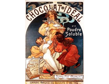 VAM58 Alfons Mucha - Chocolat Ideal