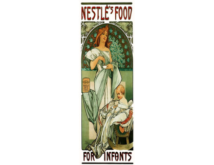 VAM143 Alfons Mucha - Nestle Food For Infants