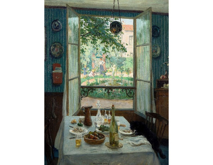 VCM 451 František Šimon Tavík - Výhled z jídelny v Paříži