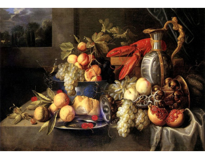 VH34 Alexander Coosemans - Zátiší s ovocem a humry