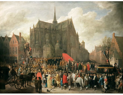 VH129 David Teniers - V Bruselu roku 1652