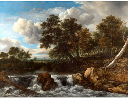 VH231 Jacob Isaacksz van Ruisdael - Krajina s vodopádem