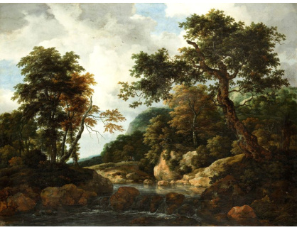 VH238 Jacob Isaacksz van Ruisdael - Lesní potok