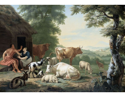 VH307 Jan van Gool - Krajina s pastevci a dobytkem