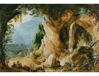 VH344 Joos de Momper - Krajina s jeskyní